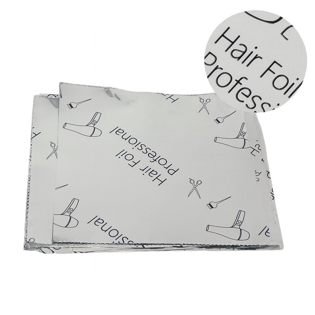 Foilmall Hairdressing Aluminium Foil Roll 12cm x 250m x 15mic Professional with Print Pattern