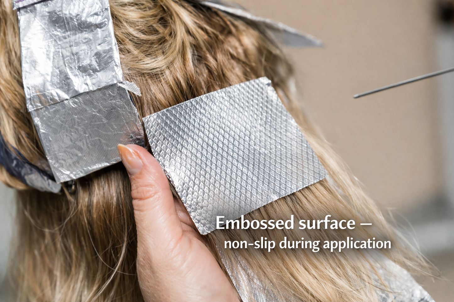 Hairdresser Pop-up Foil Sheets, Pack of 500, Silver, 12 x 27.3 cm x 15mic, Professional Hair Dye, 100% Embossed, Highlight Foil Sheets