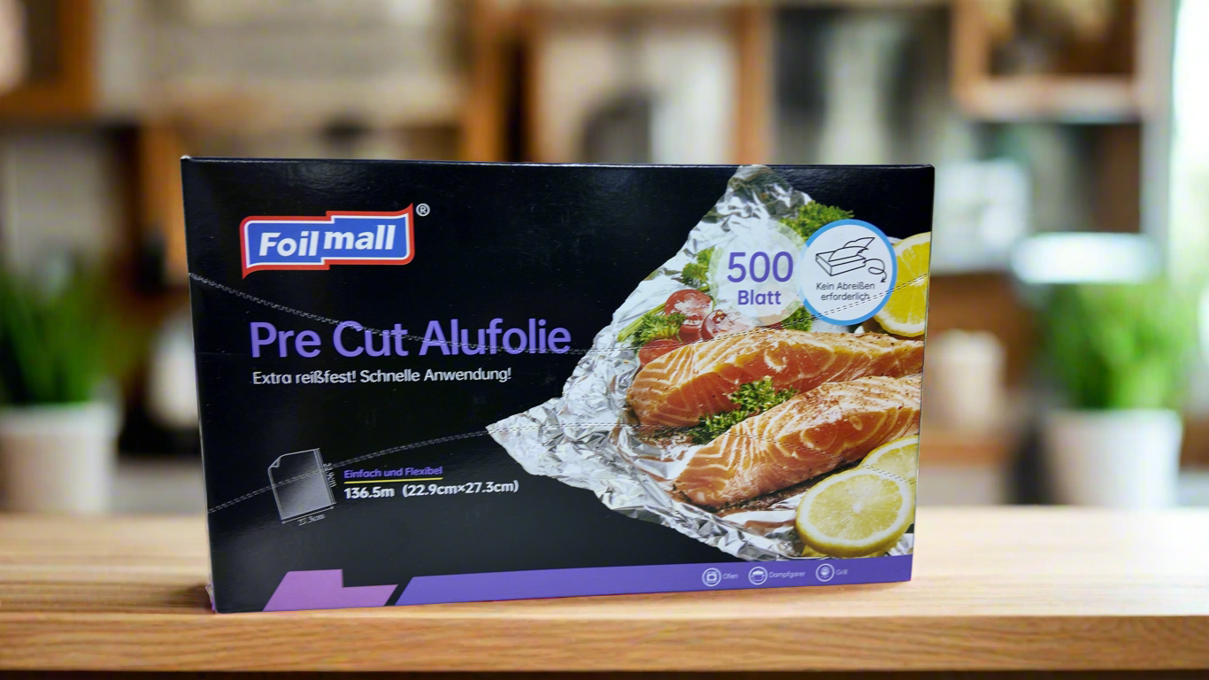 Foilmall Pre-cut Foil 500 Sheets （136m）