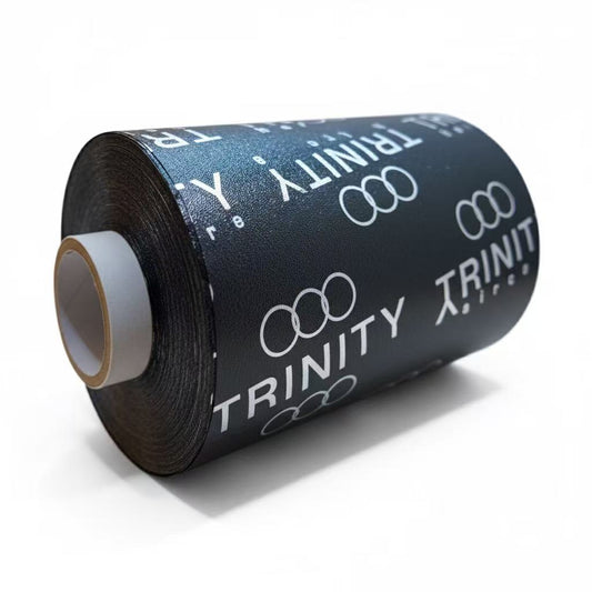 Foilmall Black Embossed Anti-Slip Hair Foil Roll, Ideal for Highlights & Fashion Coloring